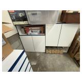 Garage Cabinet, Glass Blocks & Gardening Supplies