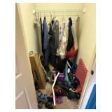 Pictured Contents of Closet