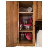 Cabinet of Glass Containers & More