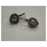 Sterling Silver Heart Earrings