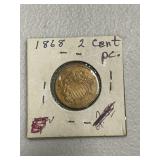1868 Two Cent Piece