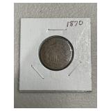 1870 Two Cent Piece