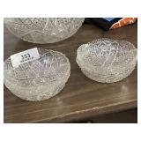 4 Ornate Fruit Bowls