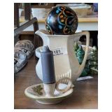 Vintage Pitcher, Home Dï¿½cor & Candleholder