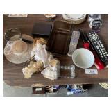 Lot of Dolls, Glassware & Collectibles