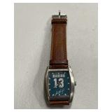 NFL Signed Watch & Leather Band