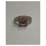 Beautiful Pink Ice Ring