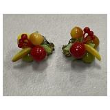 Vintage Fruit Earrings