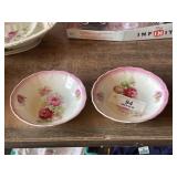 Pair of Hand Painted Snack Bowls