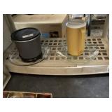 Vintage Pitcher, Etched Platters & Fry Daddy