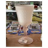 Large Frosted Pedestal Dish