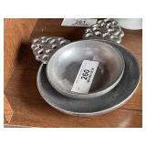 2 R.W.P Metal Trinket Dishes