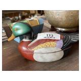 Vintage Porcelain Mallard