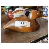 Carved Wooden Duck