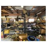 2 Industrial Racks with Contents