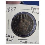 1837 US Large Cent