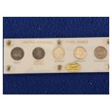 Capital Plastics US Type Dime Set