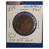 1855 US Large Cent