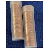 2 Full Rolls 1962-P Lincoln Cents
