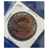 1964 Princeton, Indiana Token