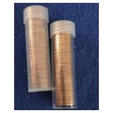 2 Full Rolls 1962-P Lincoln Cents