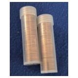 2 Full Rolls 1962-P Lincoln Cents