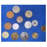 13 Foreign Coins