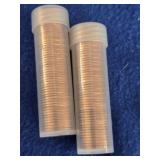 2 Full Rolls 1962-P Lincoln Cents
