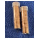 2 Full Rolls 1962-P Lincoln Cents