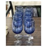 9 Mexico Vintage Stem Wine Glasses