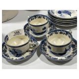 3 William James Cups & Saucers