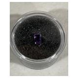Emerald Cut Amethyst Collector Gemstone