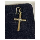 14K Gold Cross Pendant