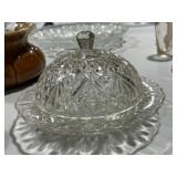 Glass Butter Dish & Lid