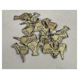 White Mule Tobacco Plug Tin Tag