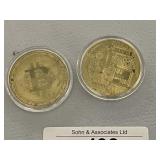 2 Gold Bit Coins