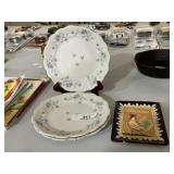 Rooster Spoon Rest & Germany Plates