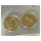 2 Gold Bit Coins