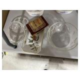 Royal England Platter & Vintage Serving Bowls