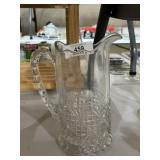 Crystal Fluted Water Pitcher