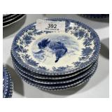 5 William James 6" Plates