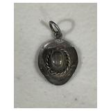 Sterling Silver Hat Pendant