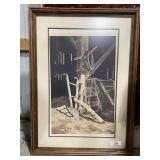 Jerry Baum Framed Signed Print