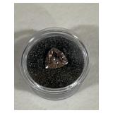 Trillion Cut Cora De Roas Morganite Gemstone