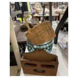 Mosaic Glass Bowl & Basket