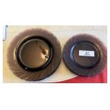 Set of French Duralex Plates