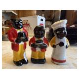 Set of 3 Black American Shakers