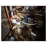 Shelf of Misc. Collectibles