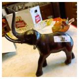 Metal Elephant Sculpture