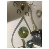 Painted Saw Blade & Misc. Collectibles